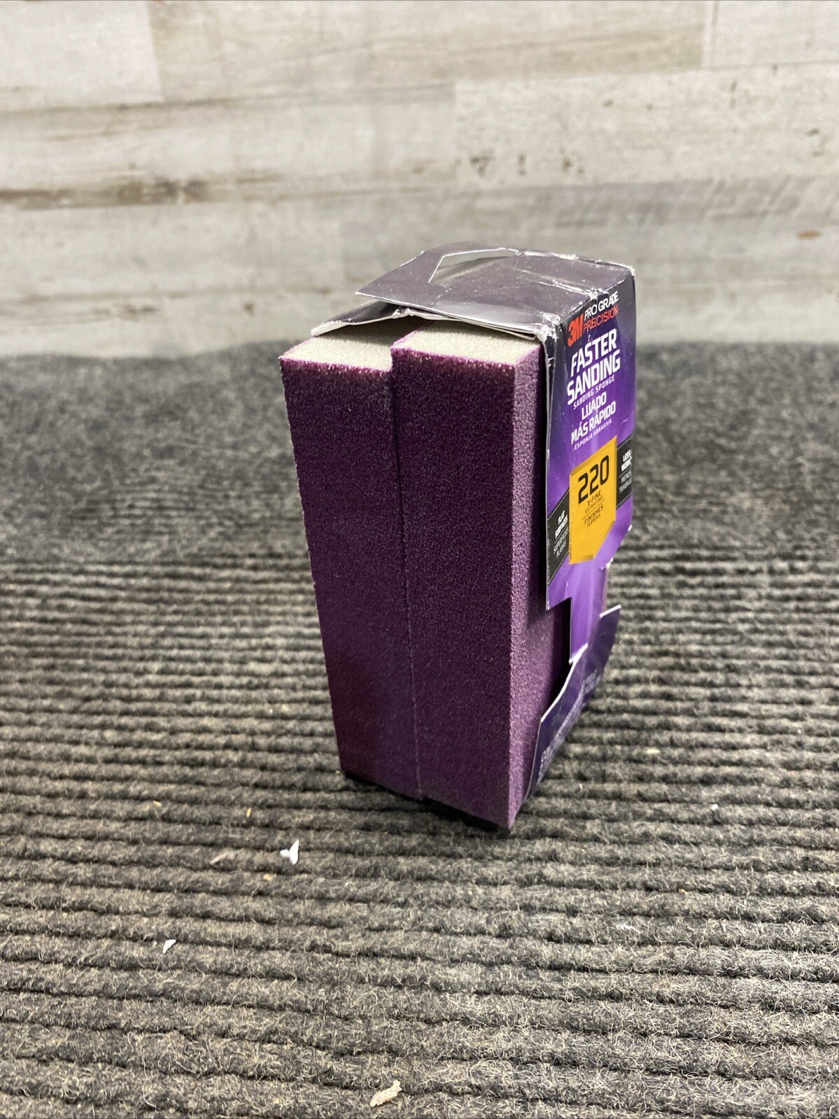 3M Pro Grade Precision 2-1/2 in. x 4-1/2 in. x 1 in. 220-Grit Extra Fine Block