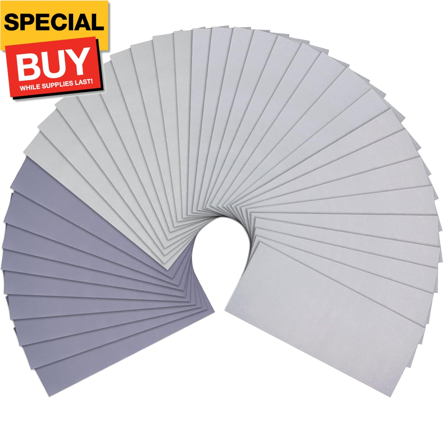 36 Pieces Wet and Dry Sandpaper 3000 5000 7000 10000 Grit Sanding Paper Assortme