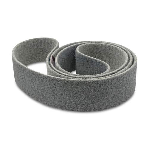 2 X 72 Inch Non Woven Surface Conditioning Sanding Belts-Grey Super Fine -3 PACK