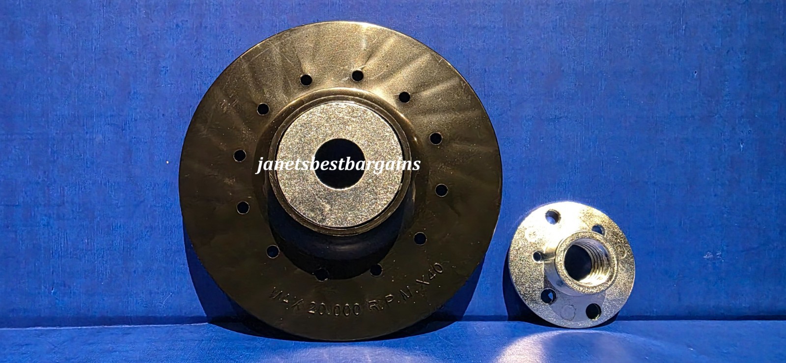 Angle Grinder 4.5″ Resin Fiber Backer Backing Pad 5/8″-11 Threaded Locking Nut
