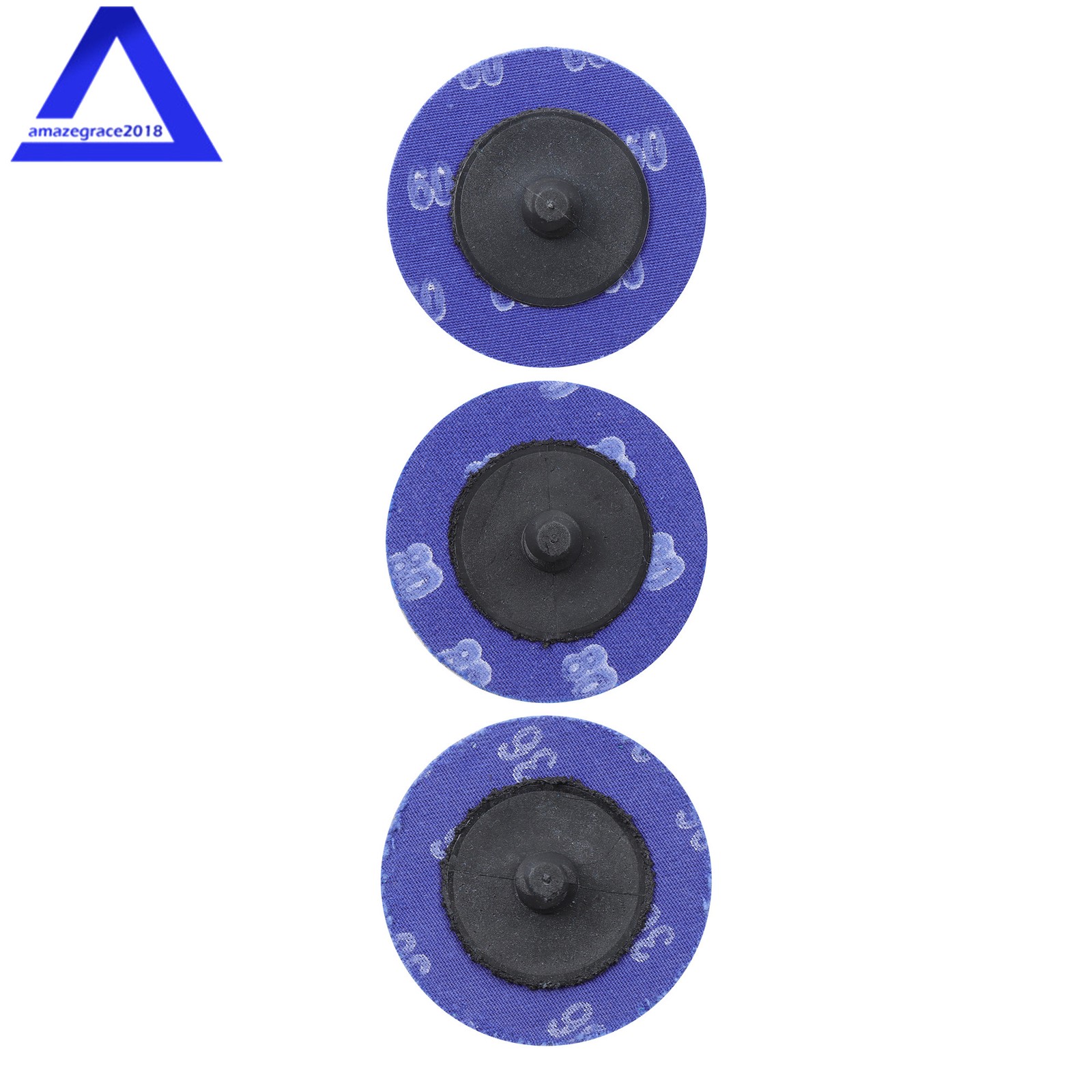 50 Pcs 2 inch Sanding Discs, Zirconia Coated 36/60/80 Grit, Quick Change Disc