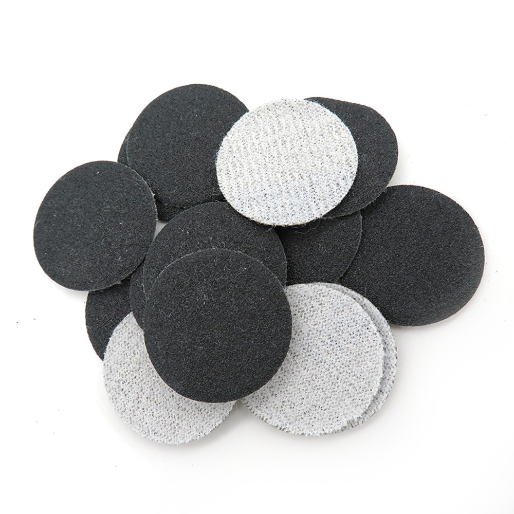 25/50mm Hook and Loop Sandpaper Sanding Disc Wet Dry Flocking Disc 60-10000 Grit