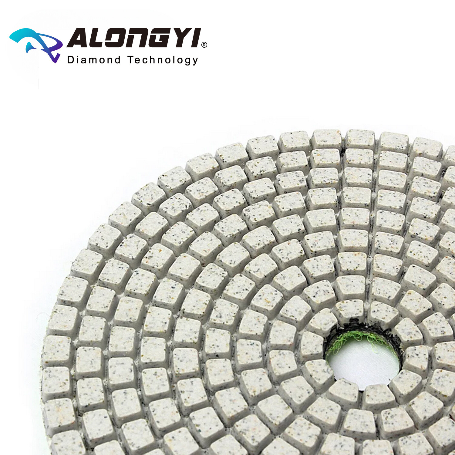 4 Inch 6pcs Diamond Polishing Pads Resins bond 100mm Marble Polishing Discs
