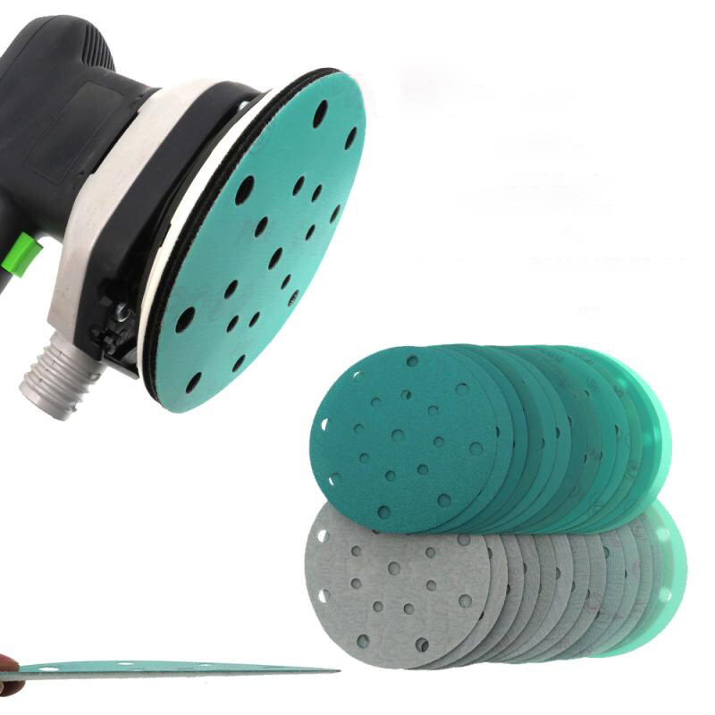 150mm Wet and Dry Sanding Discs 6 inch Sandpaper Hook and Loop Pads 17 Hole