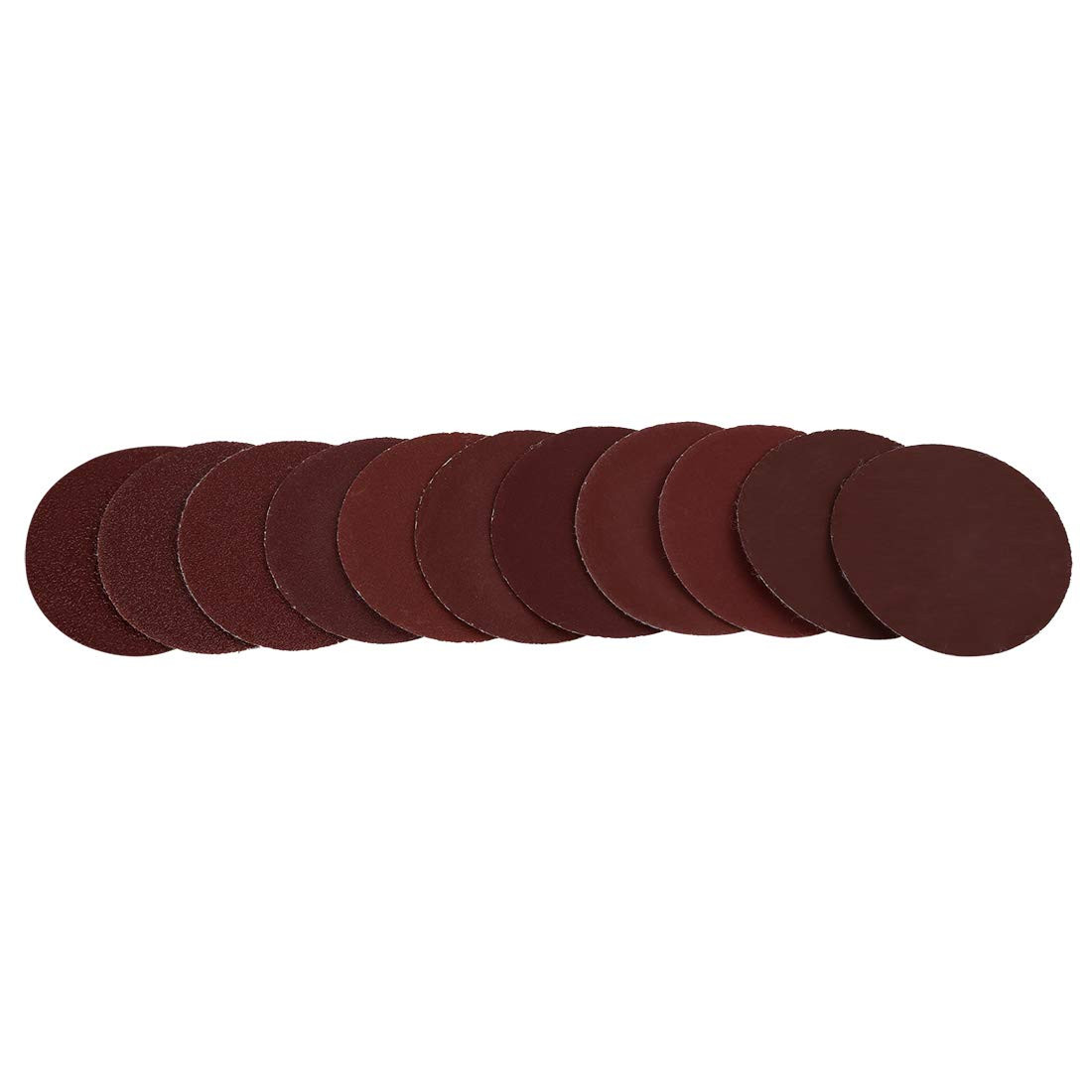 200Pcs 2 Inch Hook and Loop Sanding Discs Sandpaper 60 80 120 180 240 320 400 80