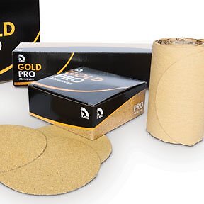 U.S. Chemical & Plastics 6″ PSA P400 Gold Paper Flat (USC-082316)