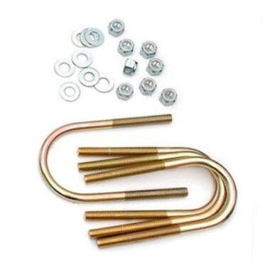 1/2″ Round Suspension U-Bolts – 1/2″ x 2.75″ W x 6.25″ L, Set of 4