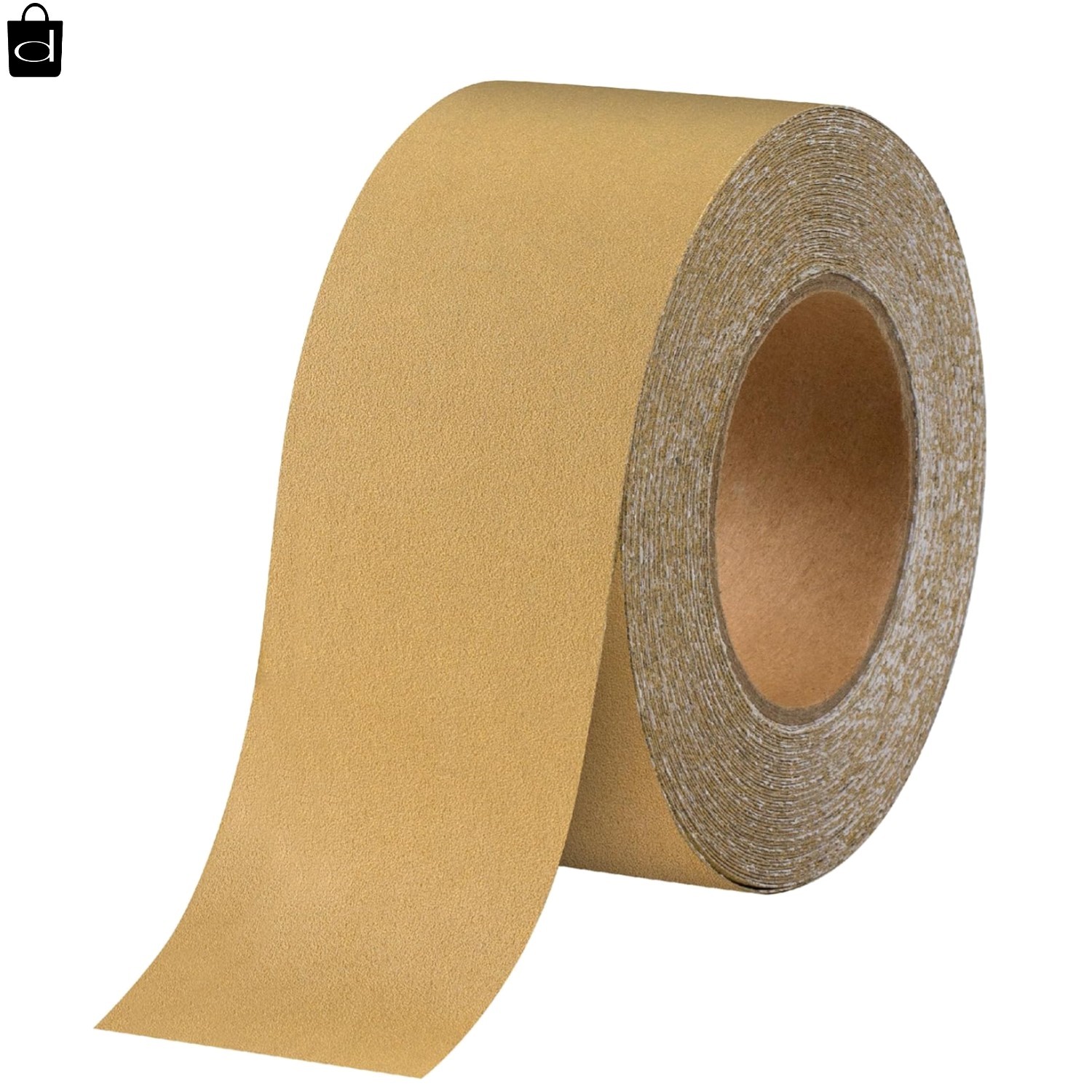 HeavyDuty Gold Sandpaper Roll 180 Grit 23/4in x 20 Yards PSA for Auto Body San