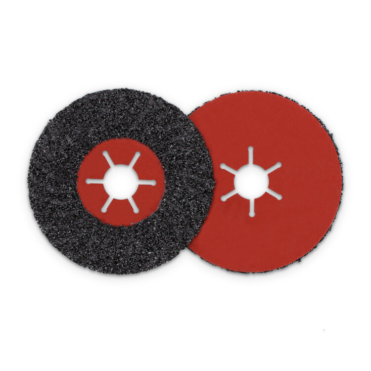 10 Pack – 4.5″ x 7/8″ Silicon Carbide Semi-Flex Sanding Discs for Angle Grinder