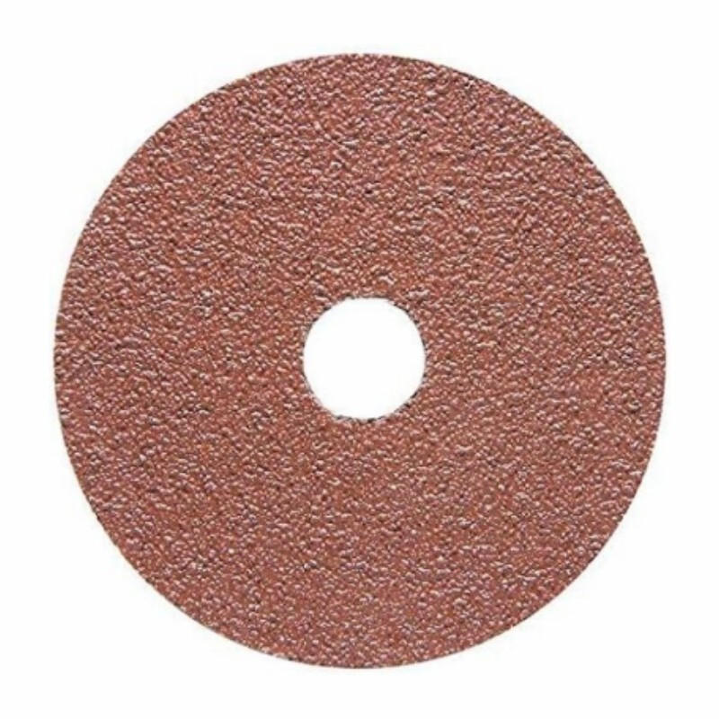 25PCS 4-1/2″ A/O Resin Fiber Discs Round Hole P16 24 36 60 80 120 Grit For Metal
