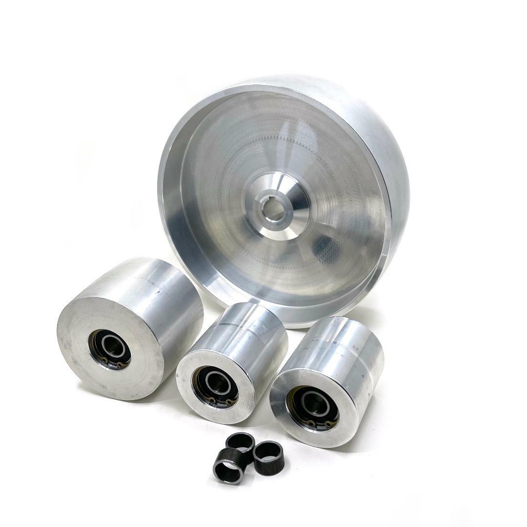 Belt Grinder wheel set for 2×72″ knife making grinder