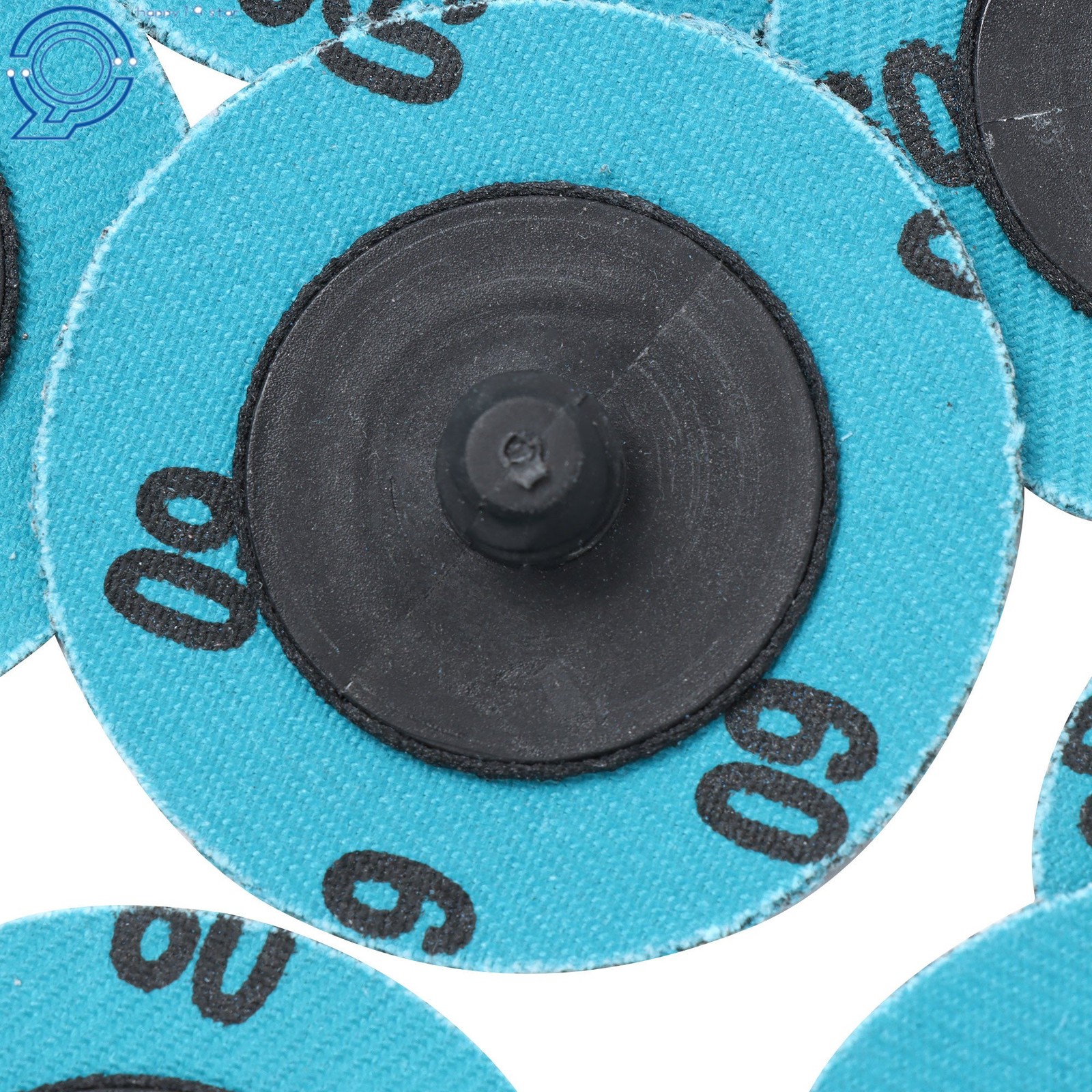 80 Pack Mixup 2 Inch Roll Lock Quick Change Discs 36 Grit 60 Grit 80 Grit Set