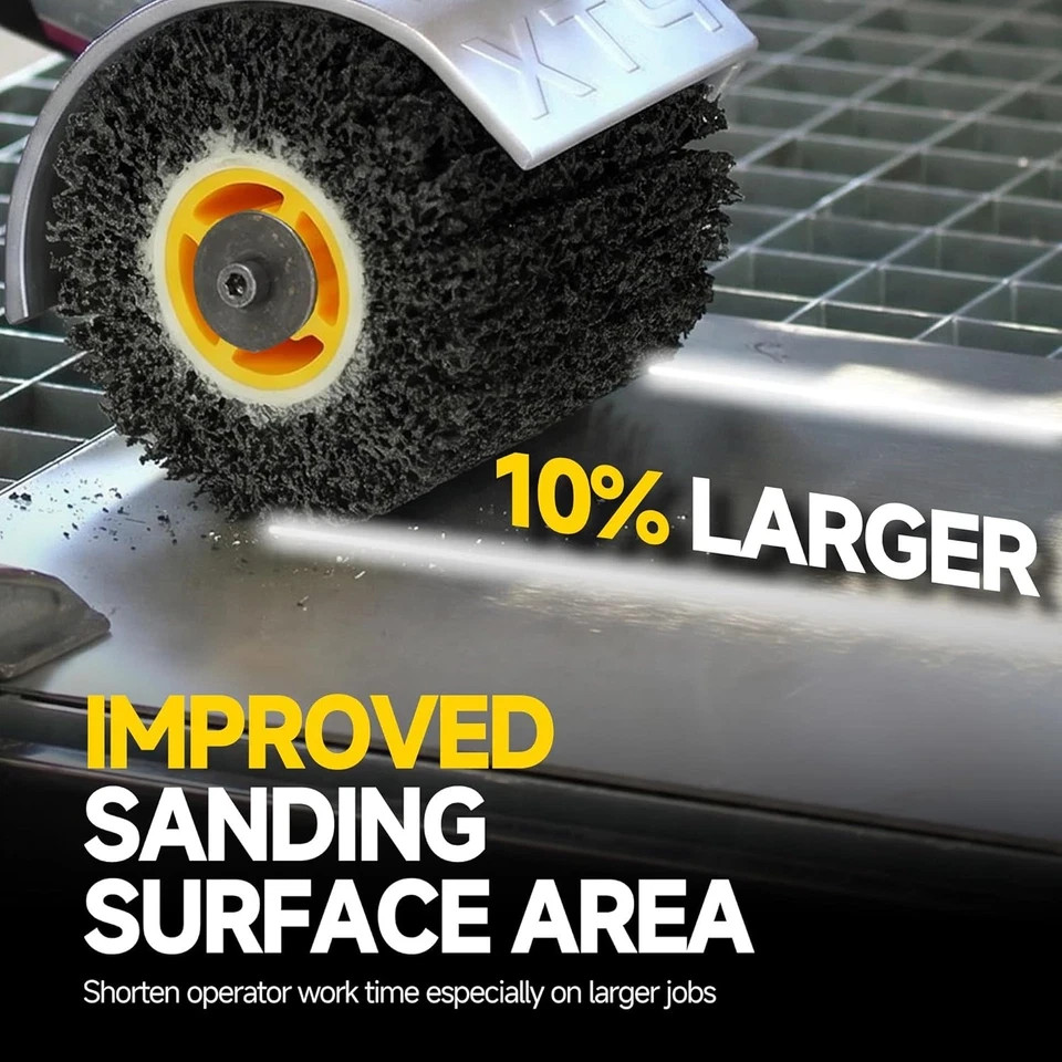 Surface Conditioning Wheel Rust Paint Removal Burnishing Drum 2 Pack