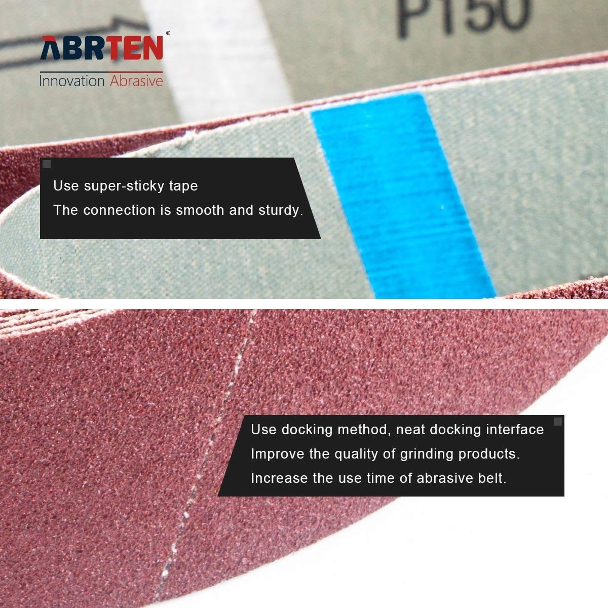 Sanding Belts 2×72 Inch 51x1829mm Ceramic Aluminum Oxide Assorted kit 6 Pa