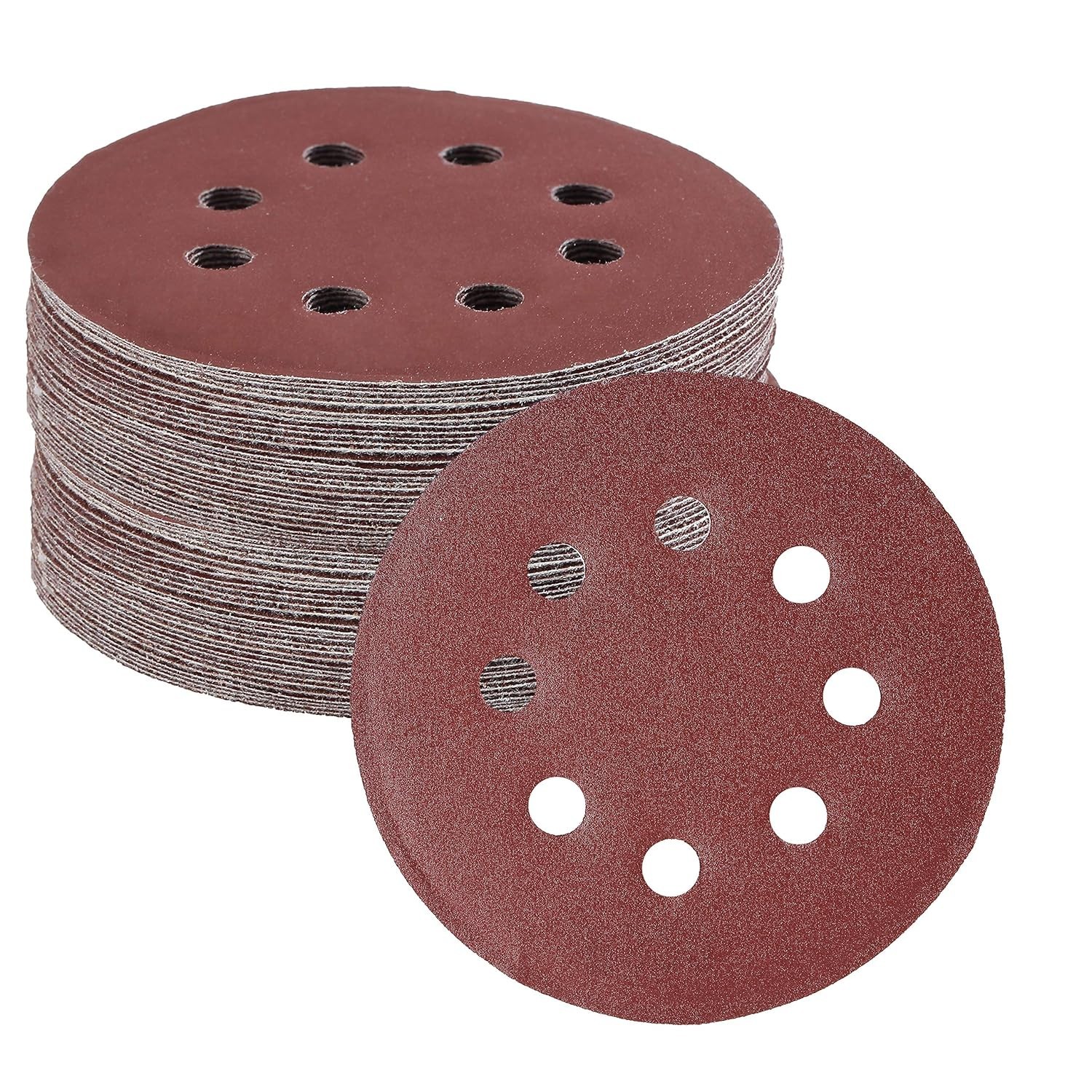 Bates 5-Inch Sanding Discs 30 Pack, Assorted Grits 40-600 for Perfect Finishes