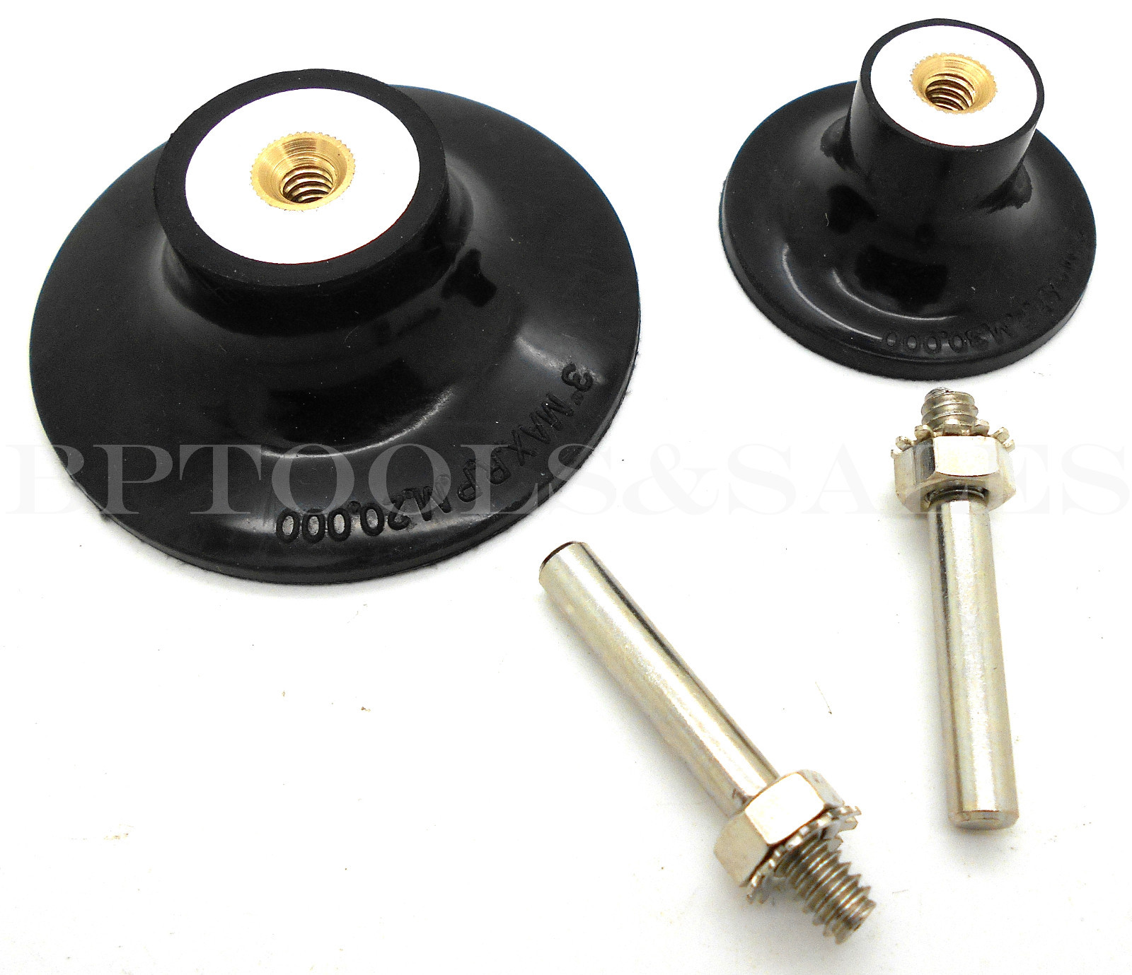 2″ & 3″ Sanding Disc Holder Roloc Roll & Lock Rotary Pad Holder 1/4″ Shank