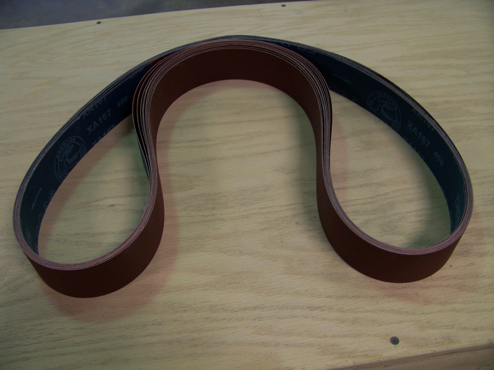 PREMIUM A/O, J-WEIGHT SANDING BELTS 2″ X 72″, 10 – PACK, 400-GRIT