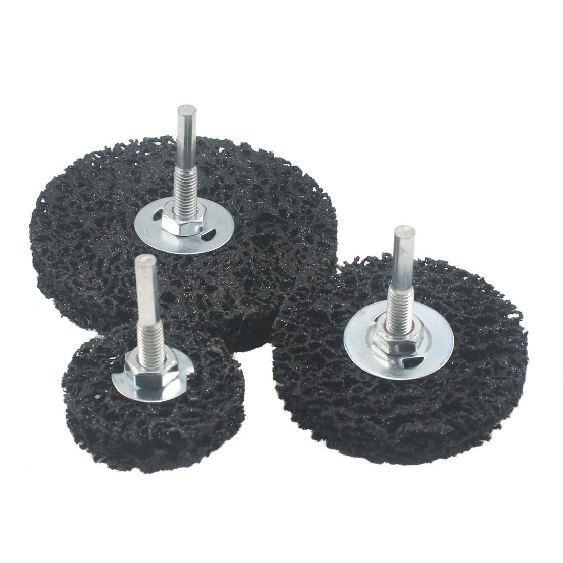 3 Pcs 1/4” Shank 60 Grit Paint Stripper Sets | Silicone Carbide Sanding Whee…