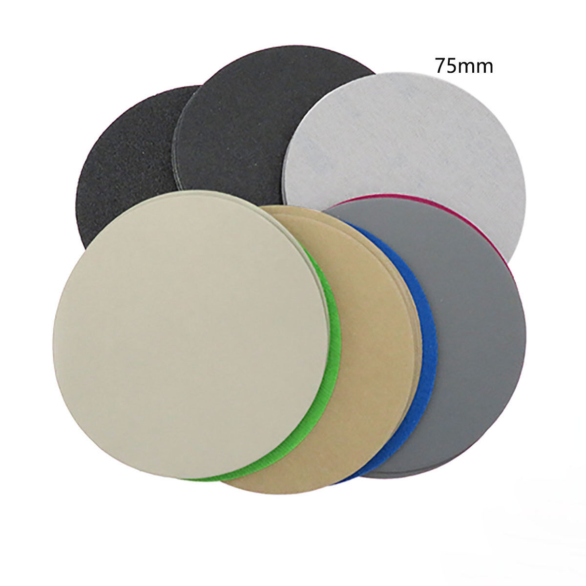 2/3/4/5/6/7/8 in Wet & Dry Sanding Discs Sandpaper Pads Hook&Loop Grit 800-10000