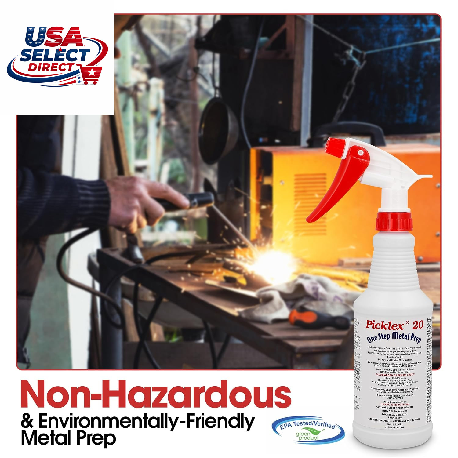 20 One-Step Metal Surface Prep & Rust Converter – Non-Hazardous Coating