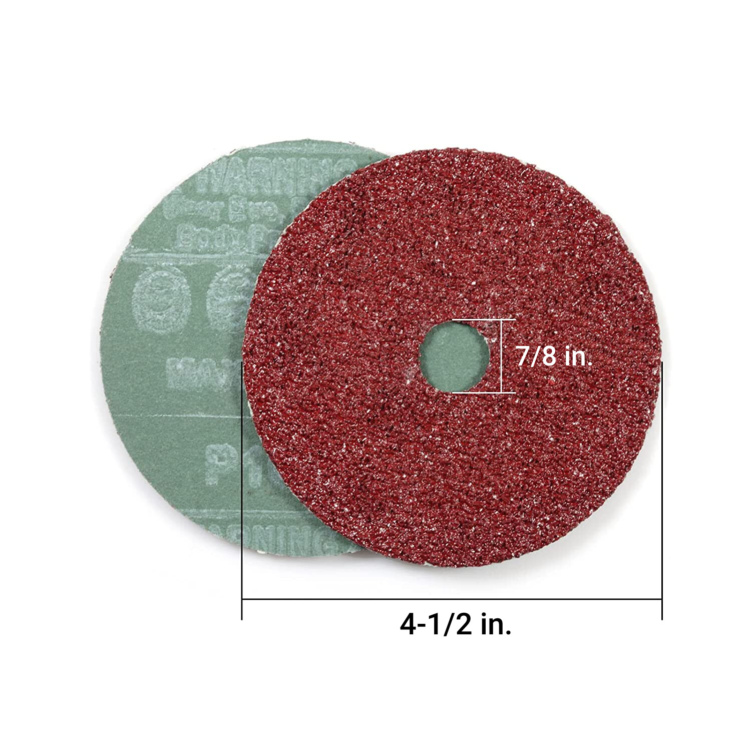 4.5″ Fiber Disc 24 36 60 80 120 Grit Grinding Wheels Sanding Discs Rotary Sander