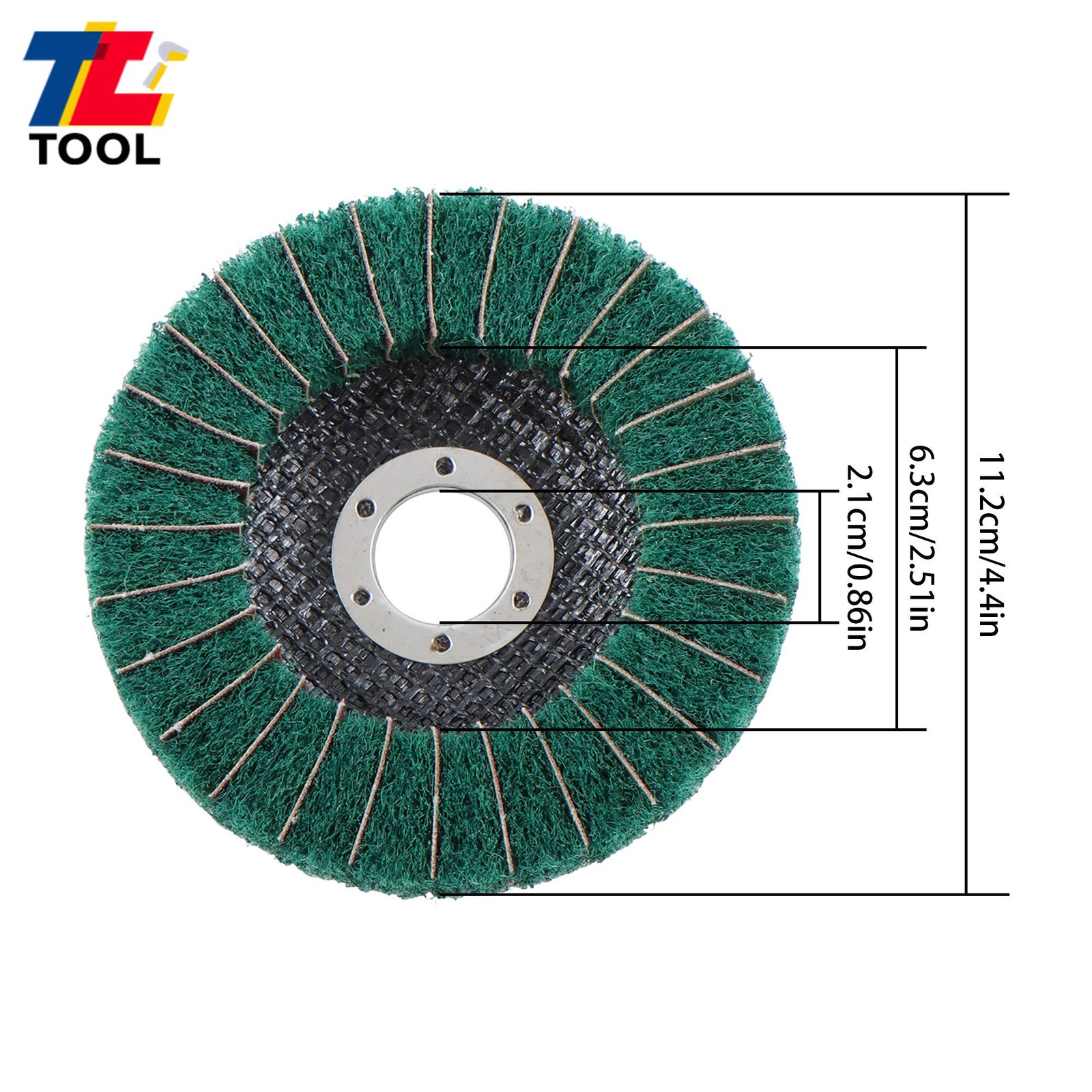 4-1/2″ x 7/8″ 120 & 240 Grit Scour Flap Discs for Angle Grinder Pack of 10
