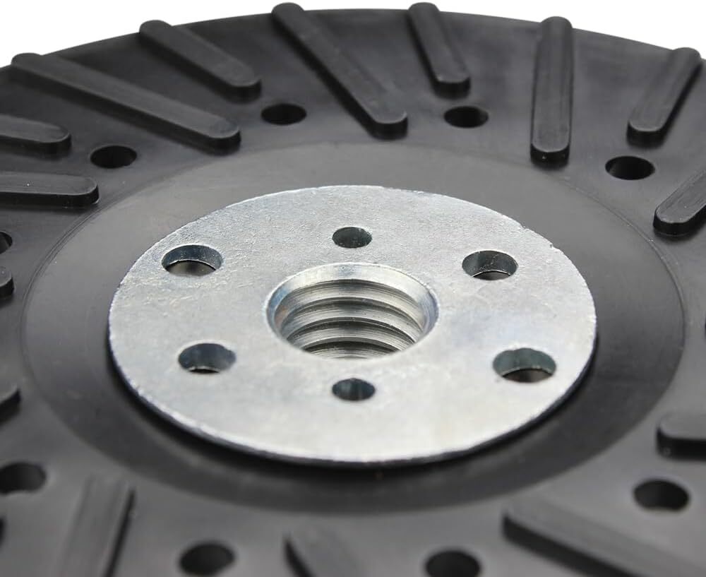 2 Pack – 5″ x 5/8″-11 Resin Fiber Disc Backing Pad w/ Lock Nut for Grinder 125MM