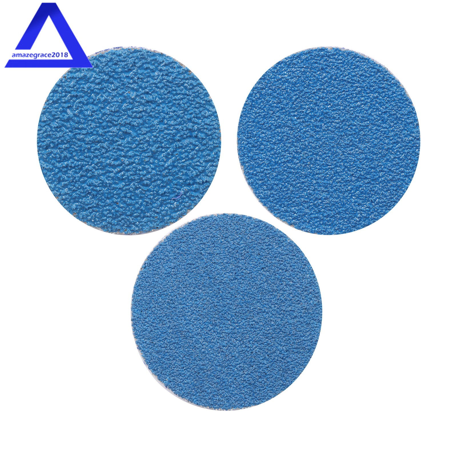 50 Pcs 2 inch Sanding Discs, Zirconia Coated 36/60/80 Grit, Quick Change Disc