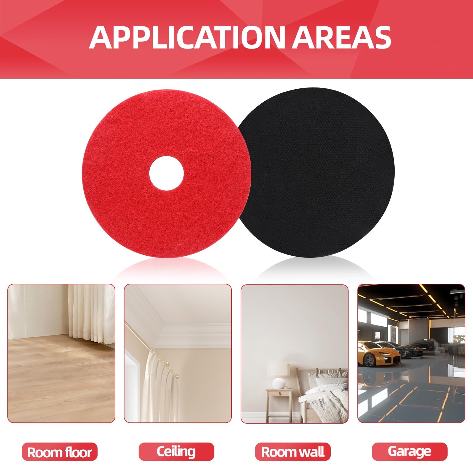 17″ Sanding Screen Discs with Buffer Pad,10 Pack 80 Grit Mesh Floor Sanding S…