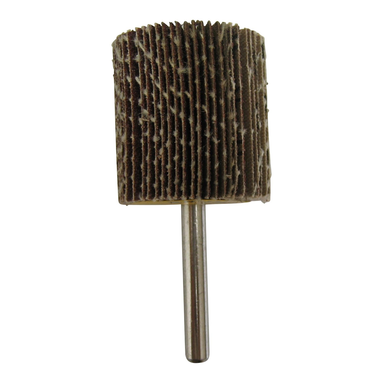 Klutch Flap Wheel, 1-1/2in. x 1-1/2in., 80 Grit, 1/4in. Hex Shank