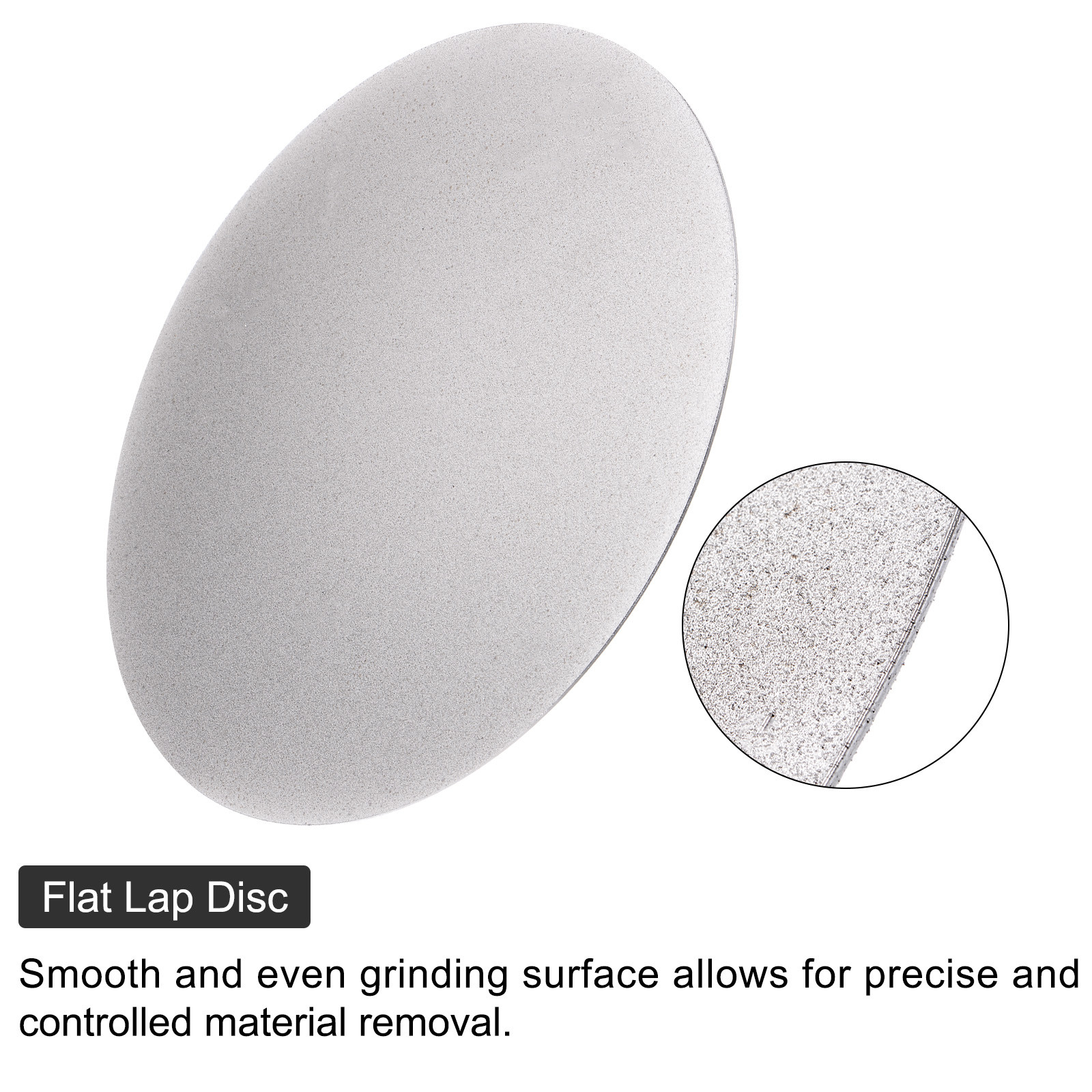 Diamond Sanding Grinding Disc 8″ Grit 240 No Center Hole Flat Lap Wheel Disk