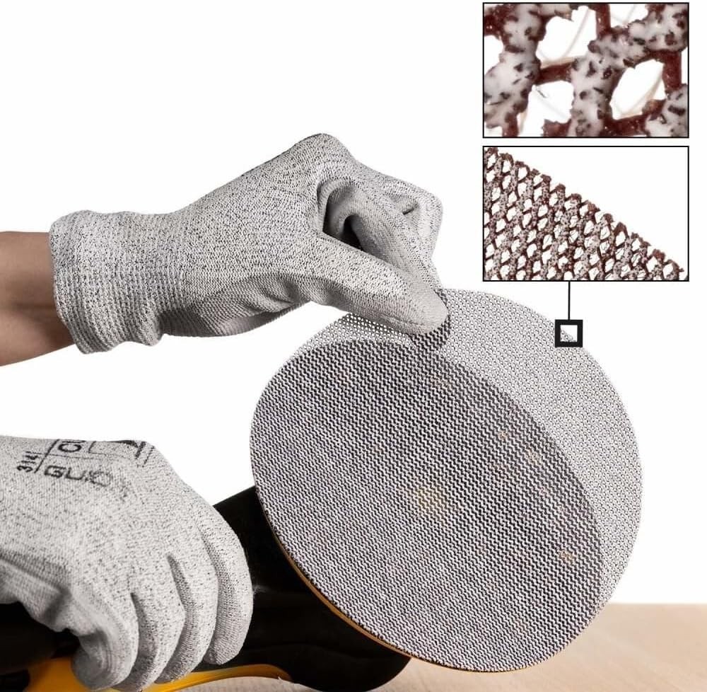 Abranet 6-Inch Sanding Discs – 35pcs Assorted