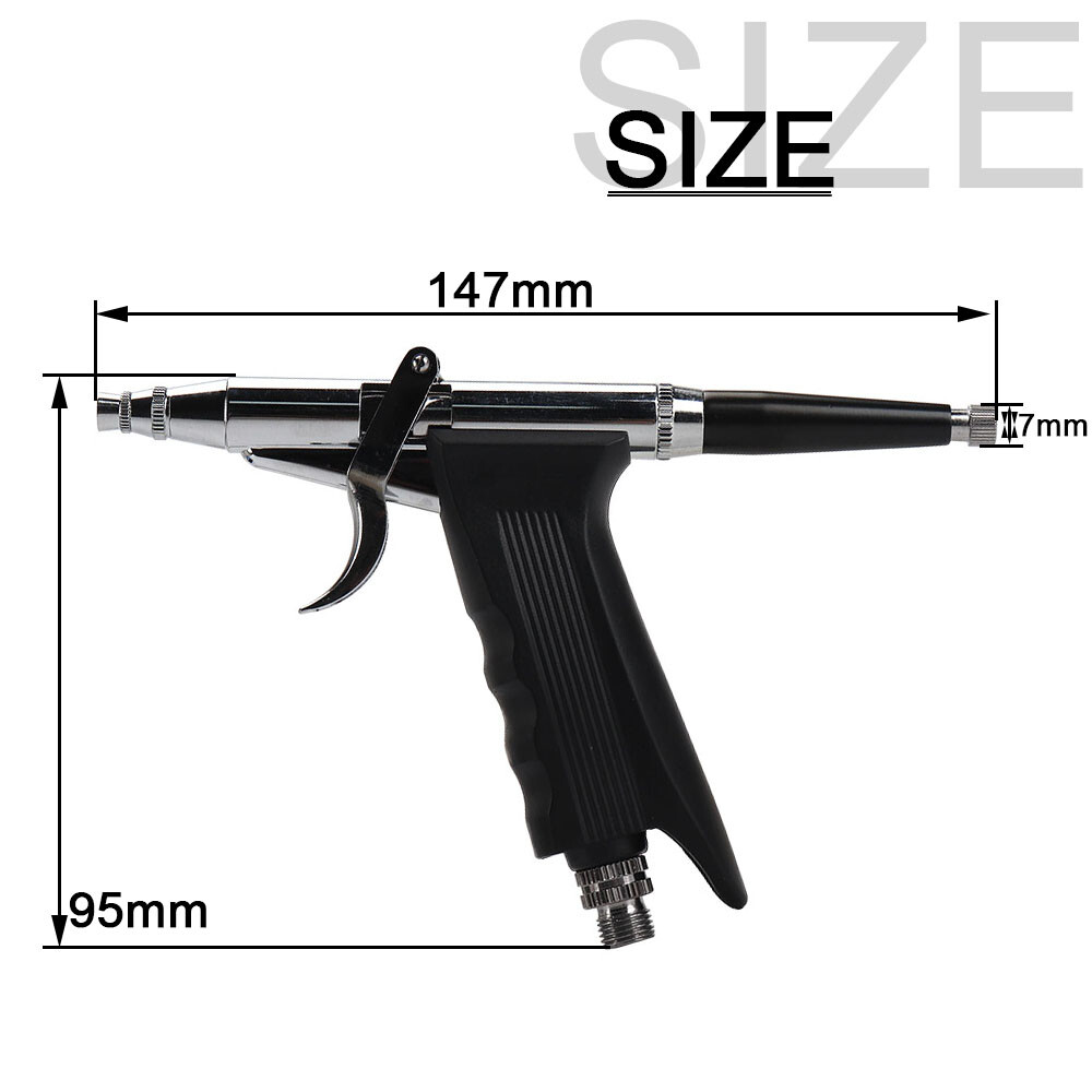 147mm Double Action Mini Air Brush Spray Gun Kit For Cake Decorating Tattoo Tool