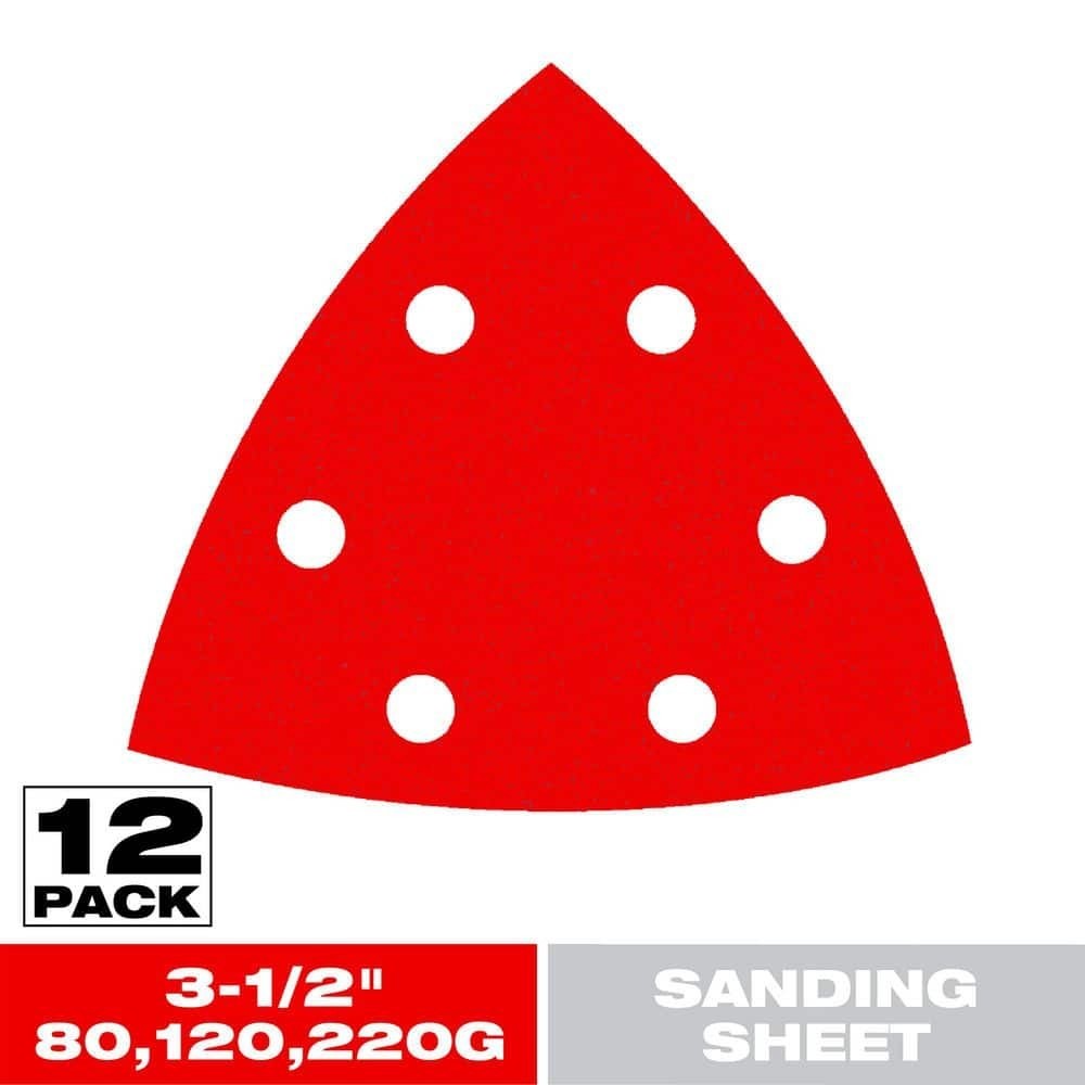 DIABLO 3-1/2 in. Oscillating Detail Triangle Sanding Sheet Set