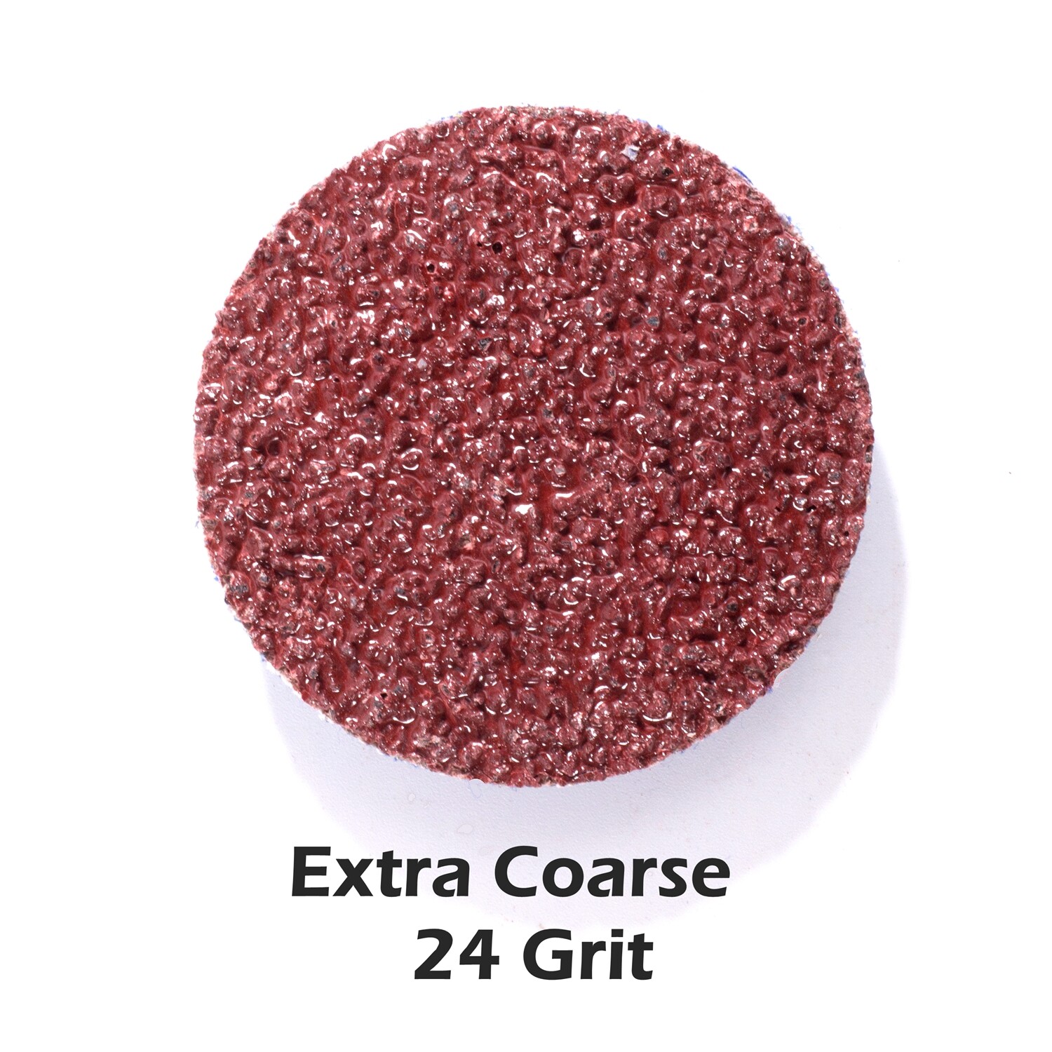 25PC 3 inch 24 Grit Quick Change Roll Lock Grinding Sanding Disc for Die Grinder