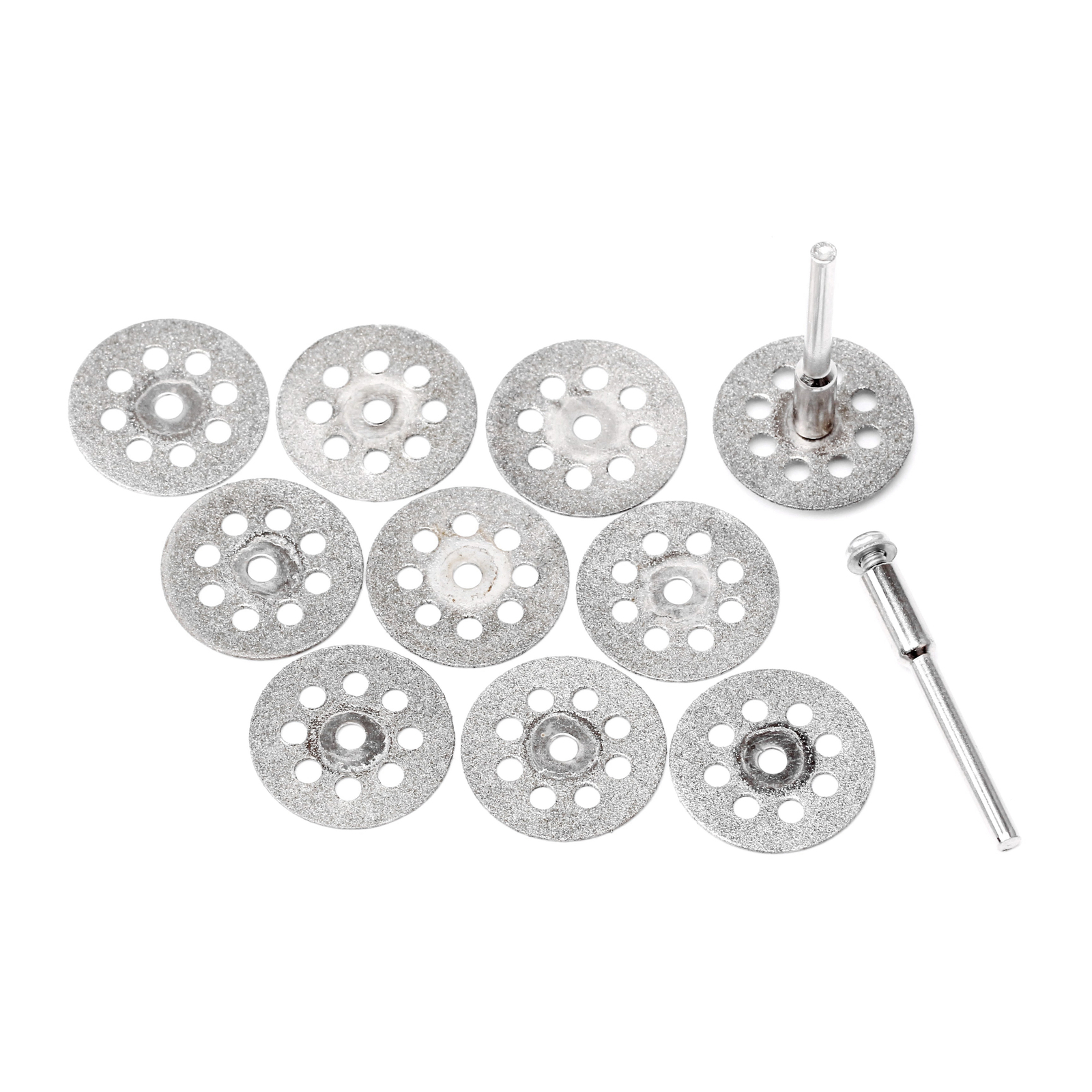 10Pcs 22mm 7/8″ inch Diamond Cutting Wheel Rotary Blades Cut-off Disc Shank 1/8″