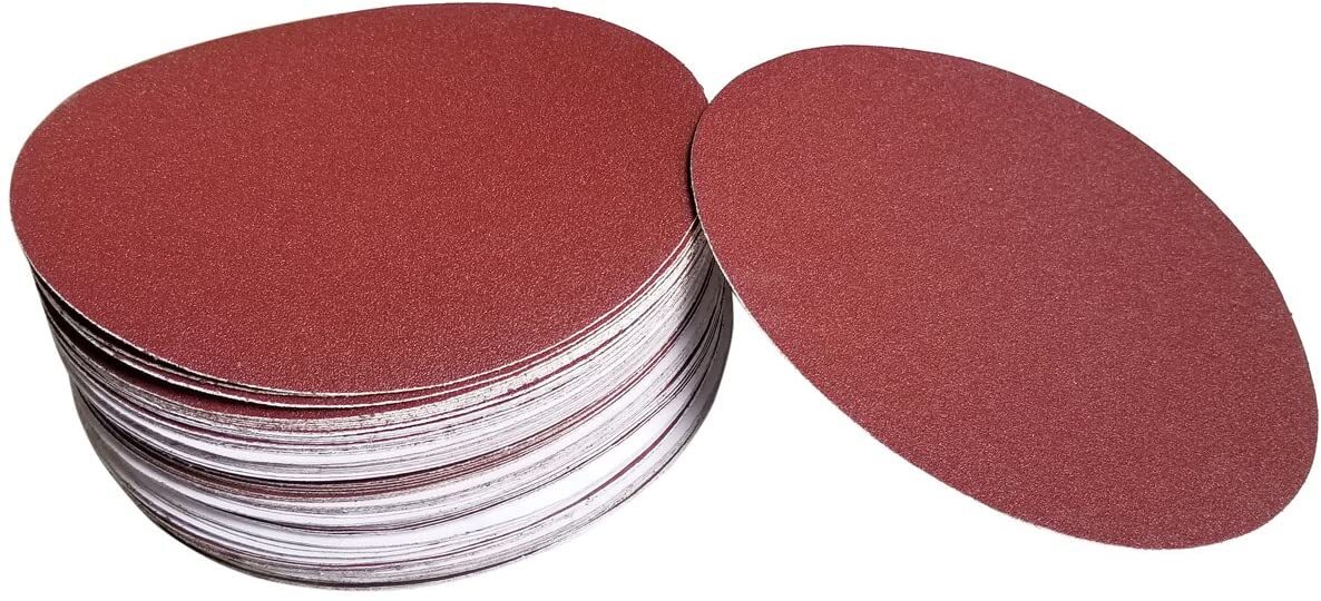 500Pcs 2in Hook And Loop 40 Grit 0 Hole Sanding Disc 50mm 0Hole Sandpaper Coarse