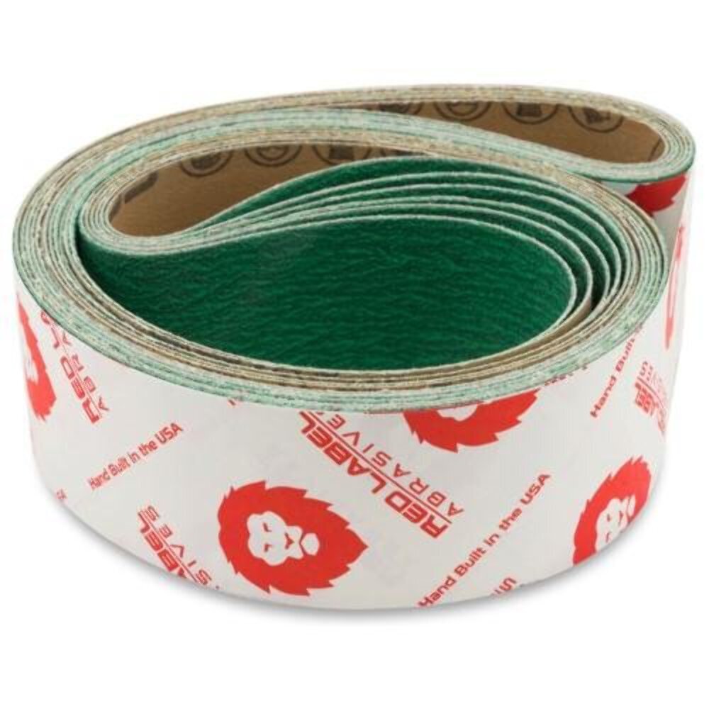 2″ x 42″ 24-120 Grit Zirconia Sanding Belt for Heavy Duty Metal Grinding 6 Pack