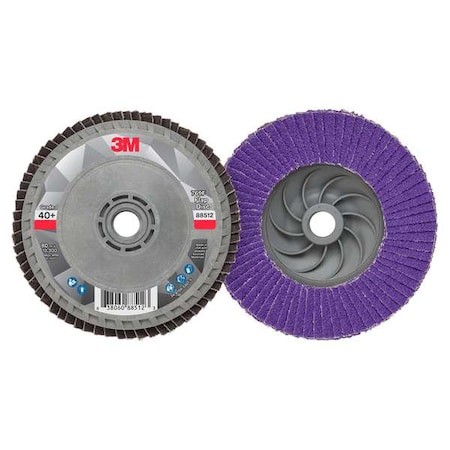 3M 88512 Flap Disc 4 1/2in Dia 5/8in Arbor NEW