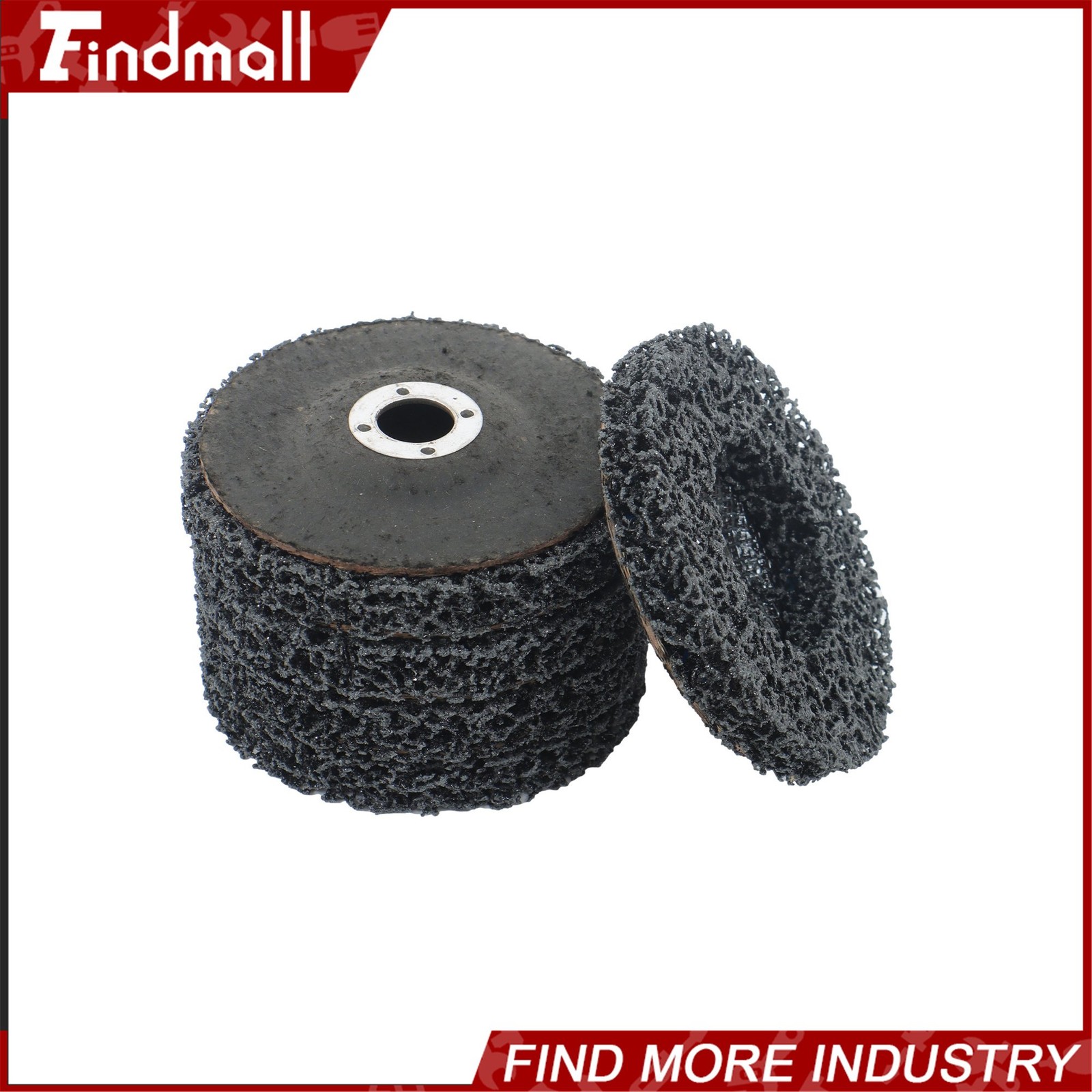 Findmall 10 Pcs 4″ x 5/8″ Black Abrasive Wheels Grinding Discs for Angle Grinder