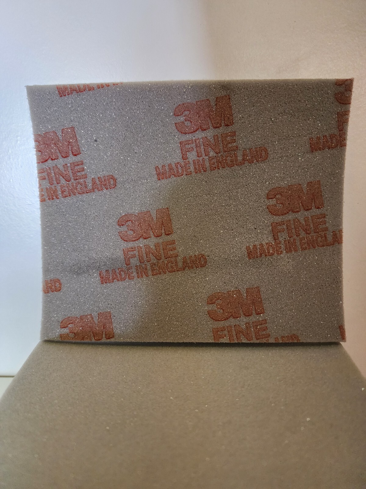 Fine 100 Girt 3M 06965 Contour Surface Sanding Pad, 5.5 x 4.5 x .1875 Sponge