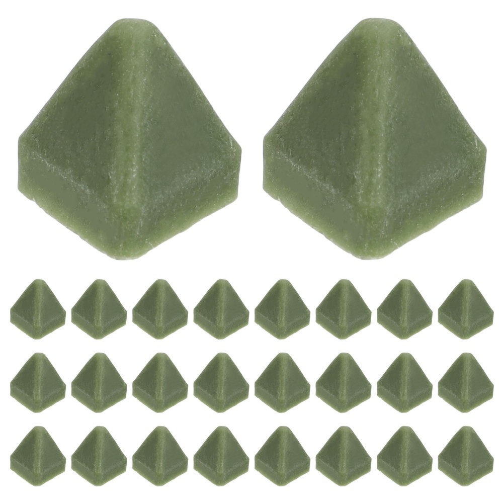 1 Pack 0.6″ Resin Tumbling Media, Abrasive Triangles for Rock and Jewelry