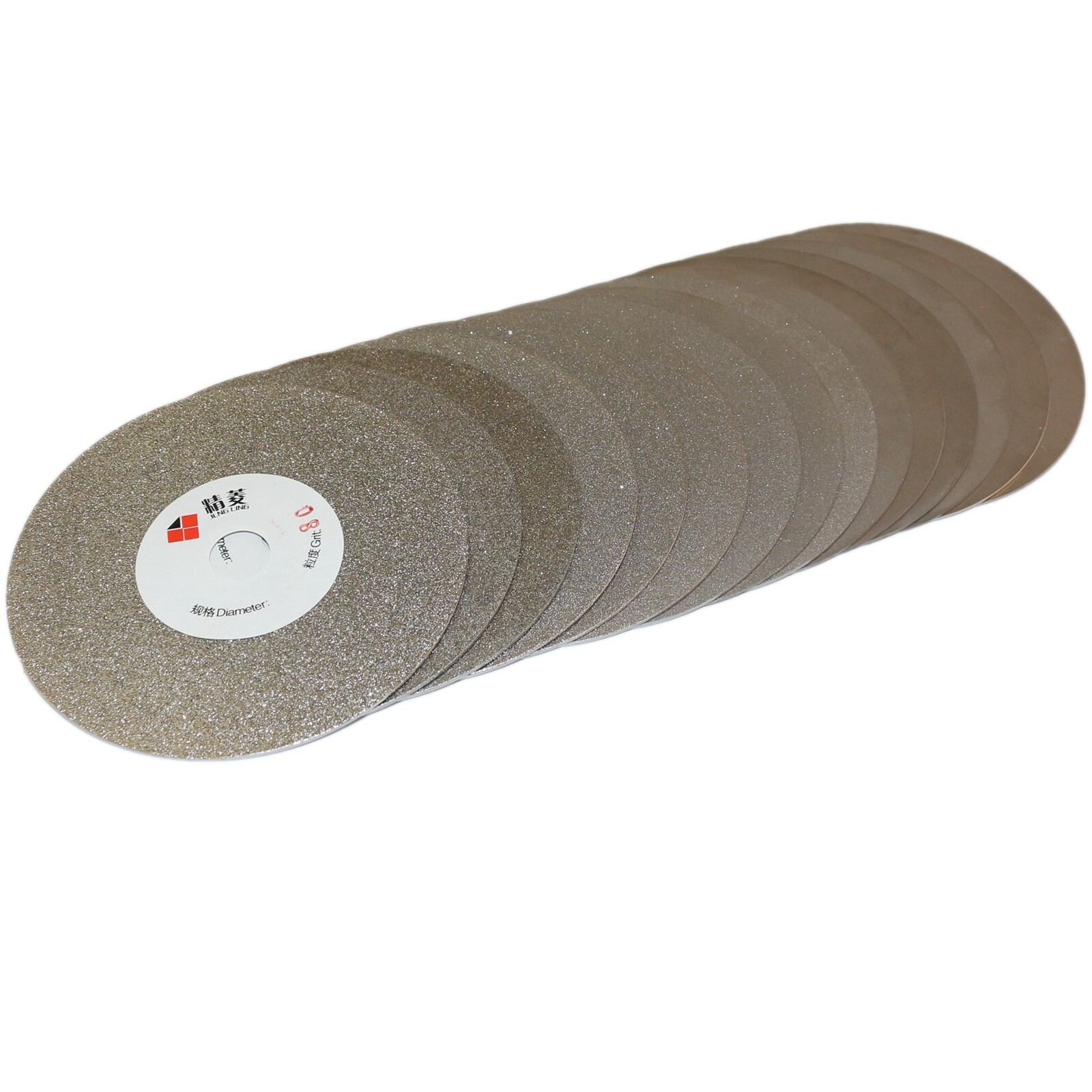 5″ inch 125mm Grit 80 Diamond Grinding Discs Coated Flat Lap Disk for Grinder