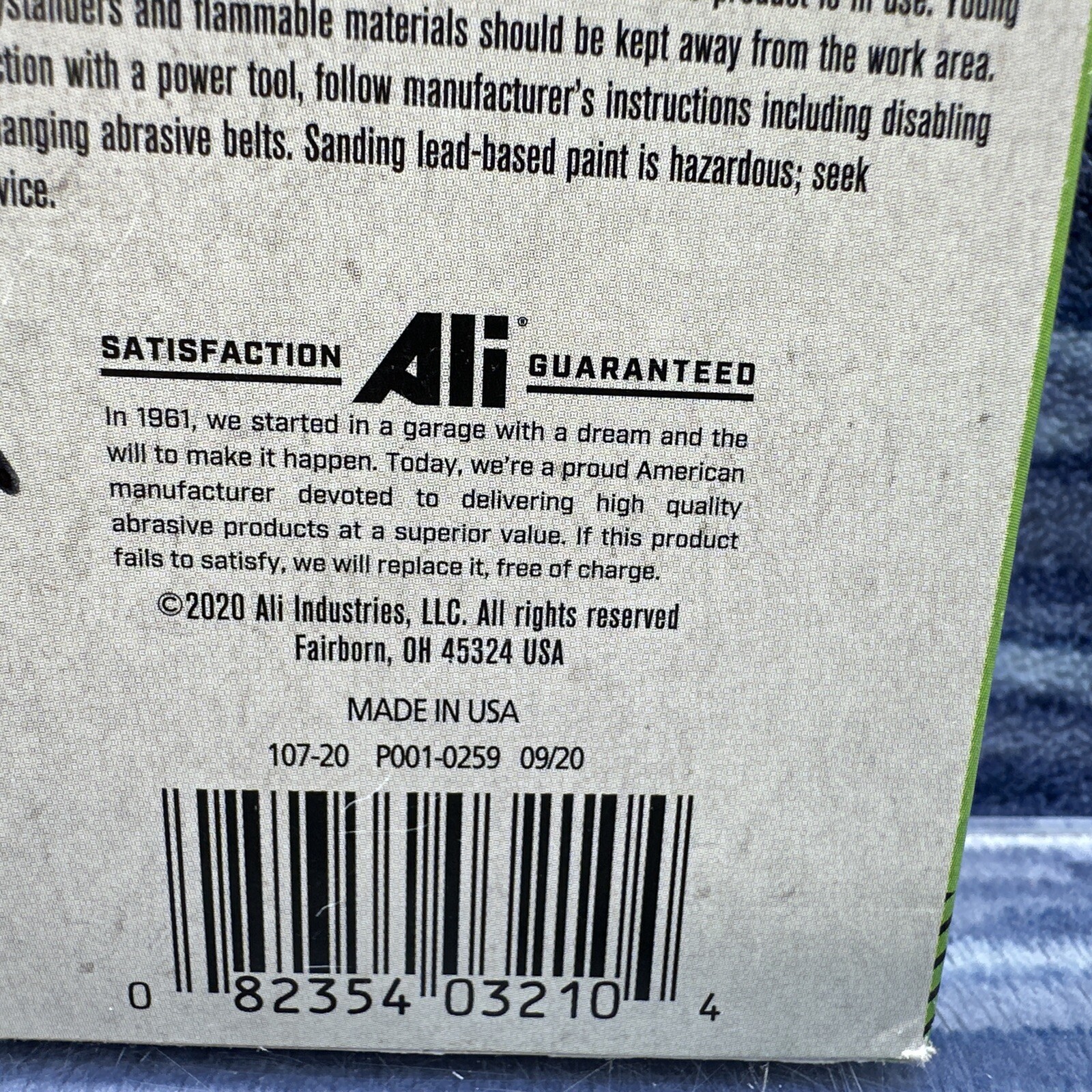 GATOR 1″x30″ Sanding Belts 120 PREPARE Fine 3 Belts
