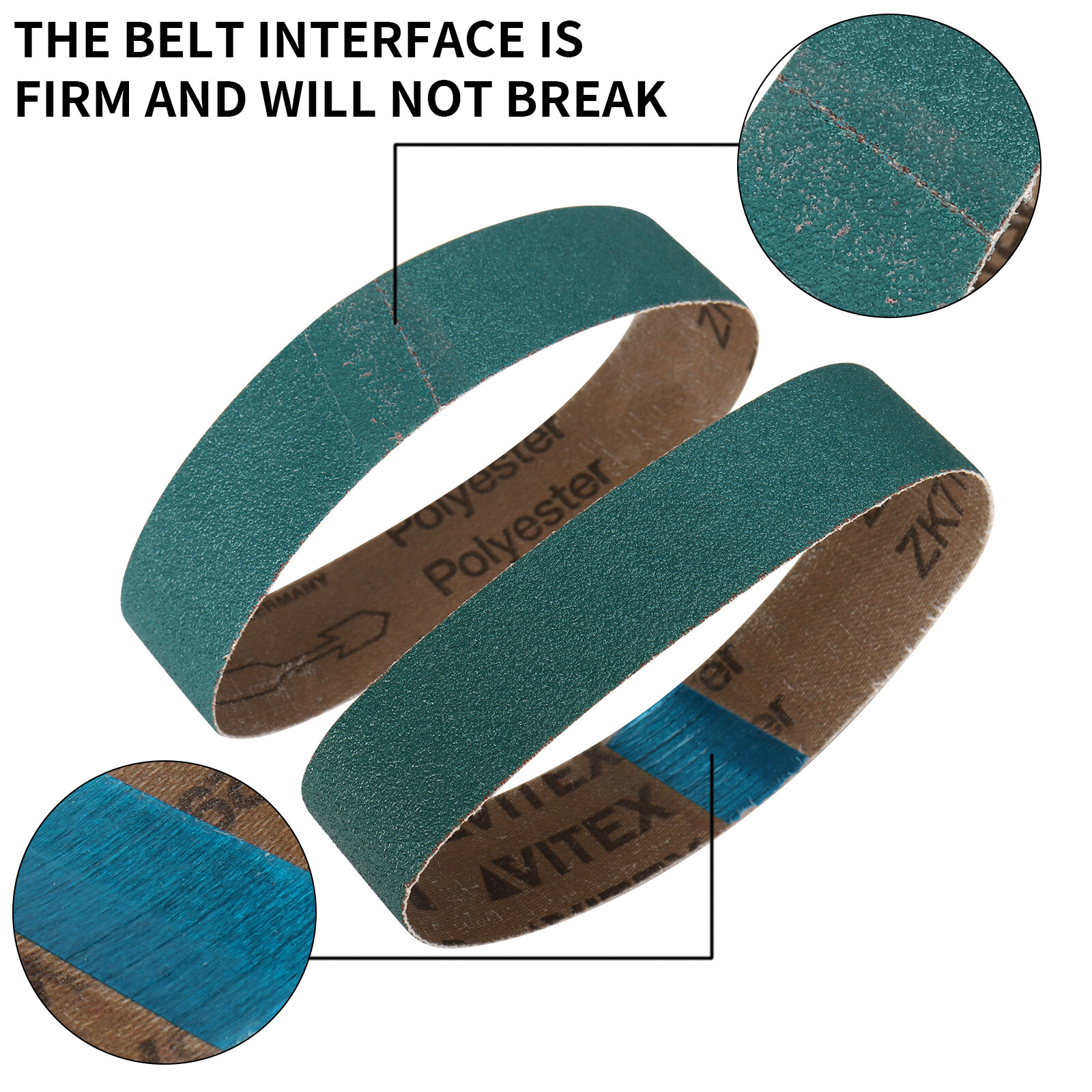 10PCS 30x330mm Zirconia Sanding Belts Grit 80 120 240 For Belt Sander Abrasive