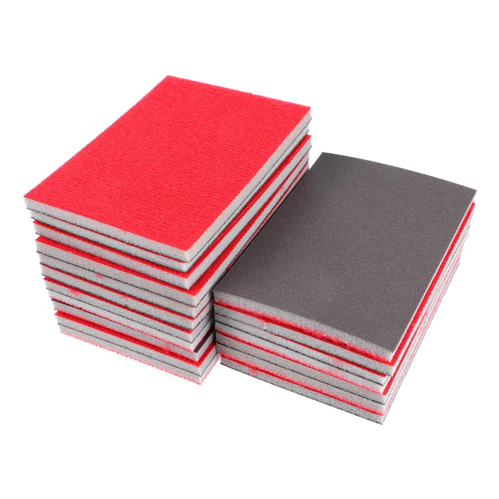 Multi Color Sanding Sponge Set 18Pcs Durable Blocks for Car Wood Metal Polishing