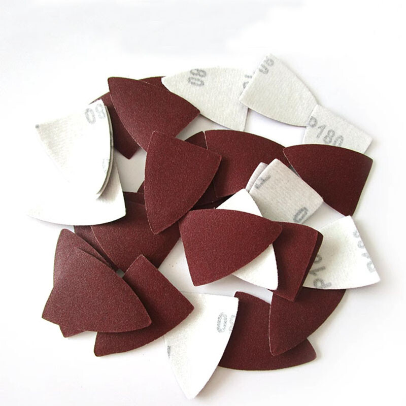 38x52mm Dry Triangular Sandpaper Polish Sanding Grit P60 P80 P120 P180 P240 P320