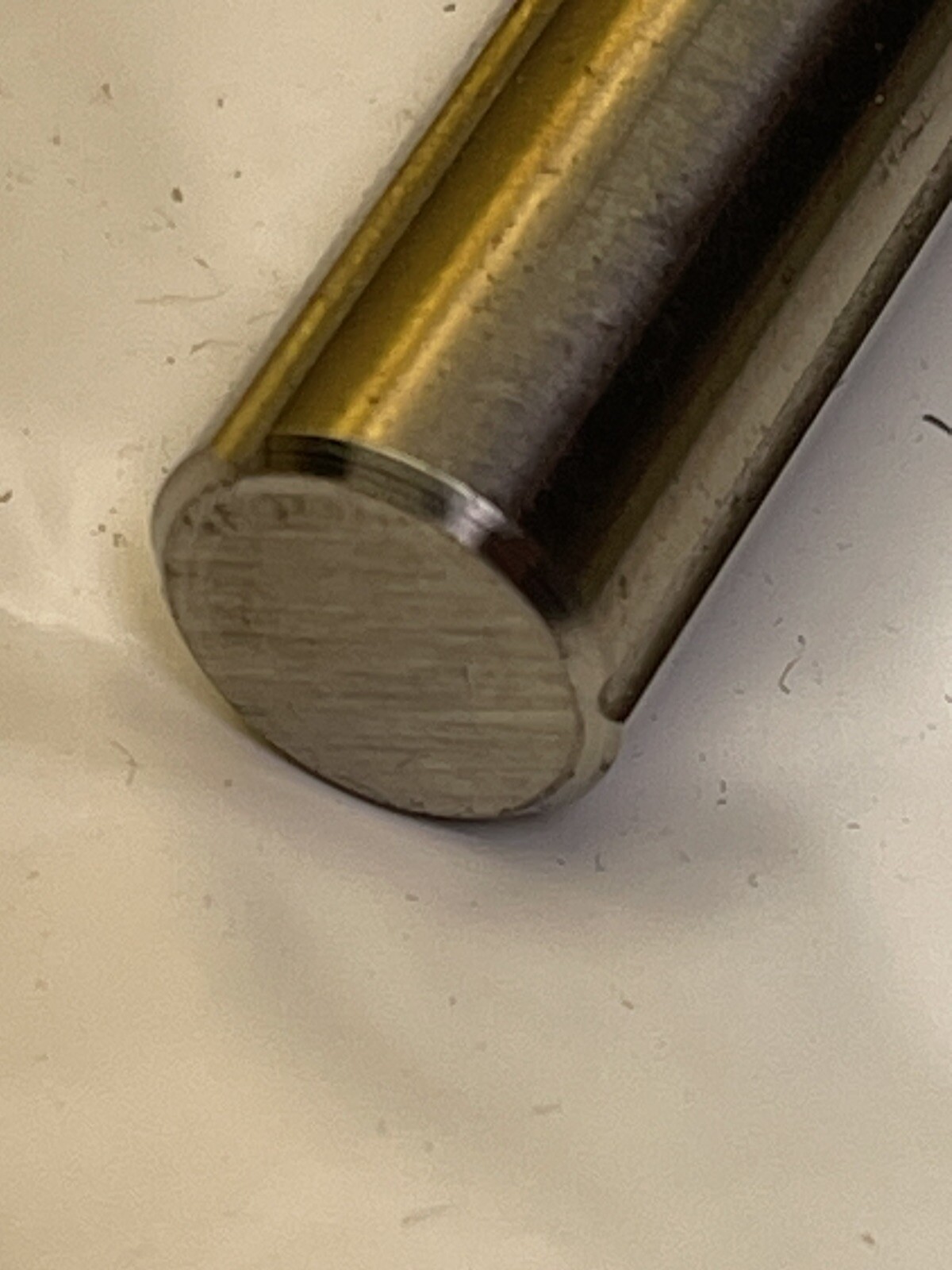 Straight Grooved Shaft M10 Dia. x127mm AOL (24M196)