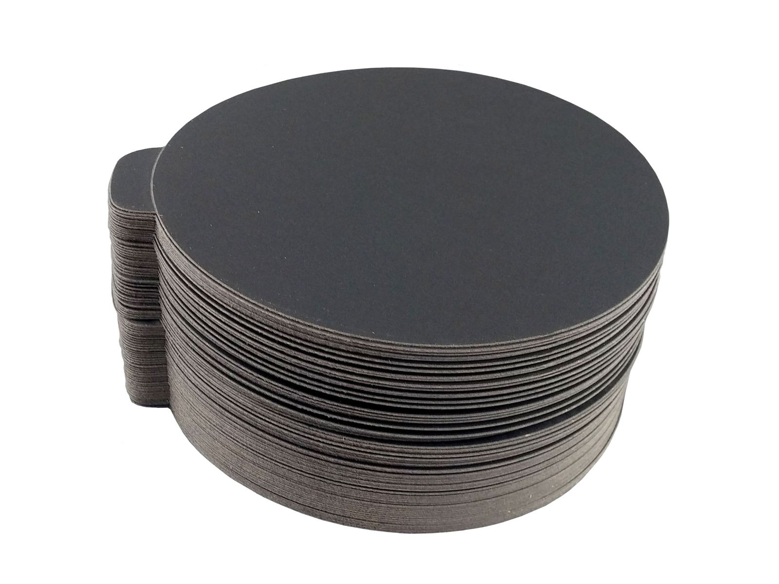 5″ Black Waterproof Adhesive PSA Tab Sanding Discs (100 Pack, 220 Grit)