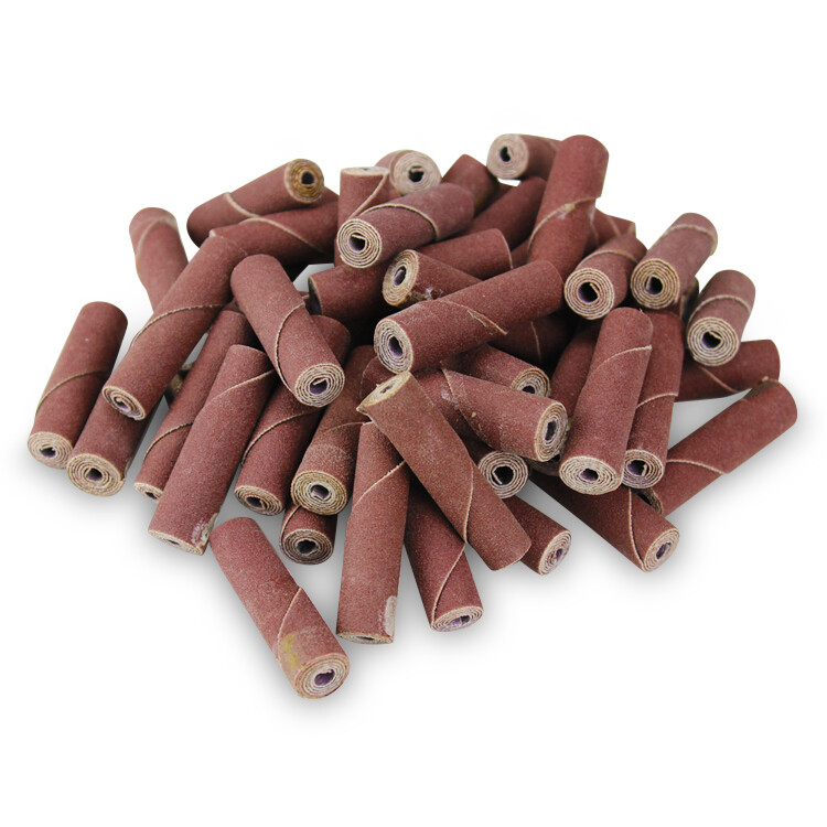 1/4″ x 1-1/2″ x 1/8″ Aluminum Oxide Abrasive Cartridge Roll, Straight – 50 Pack